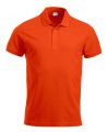 Heren Polo Clique Classic Lincoln 028244 Diep Oranje